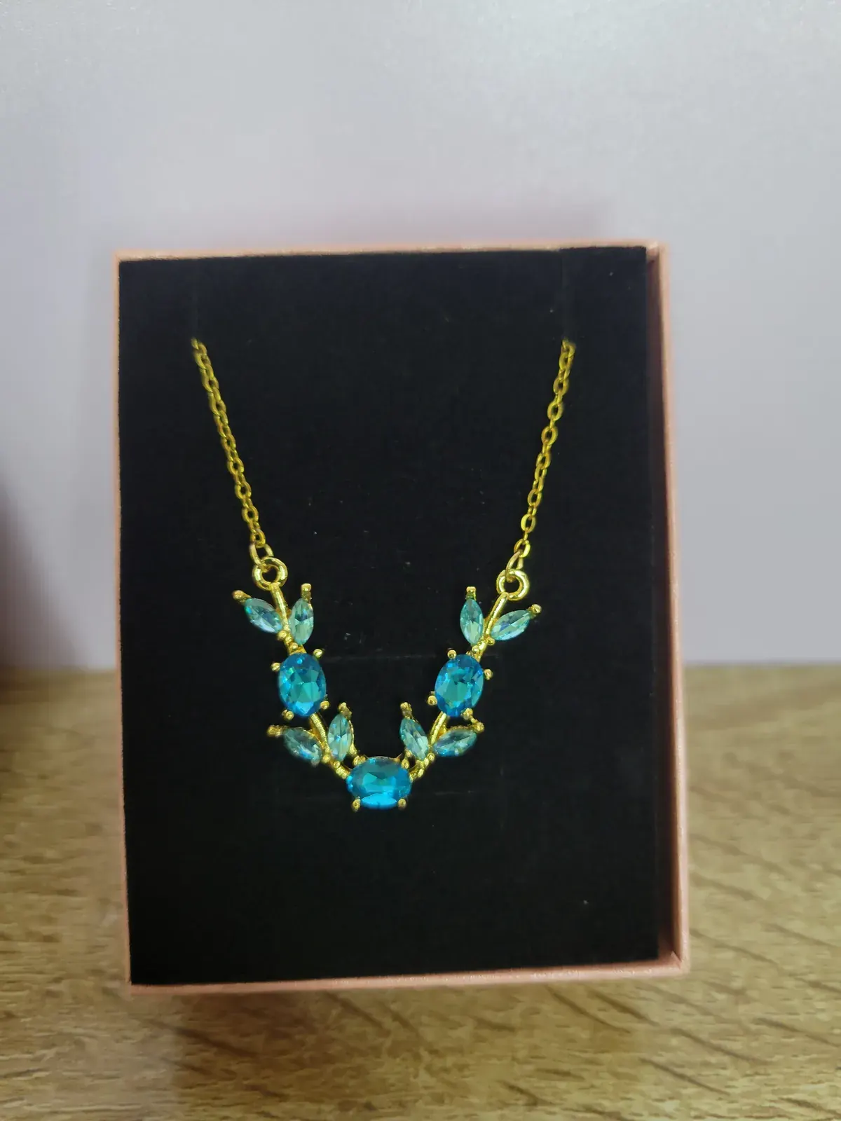 Aqua Vine Necklace