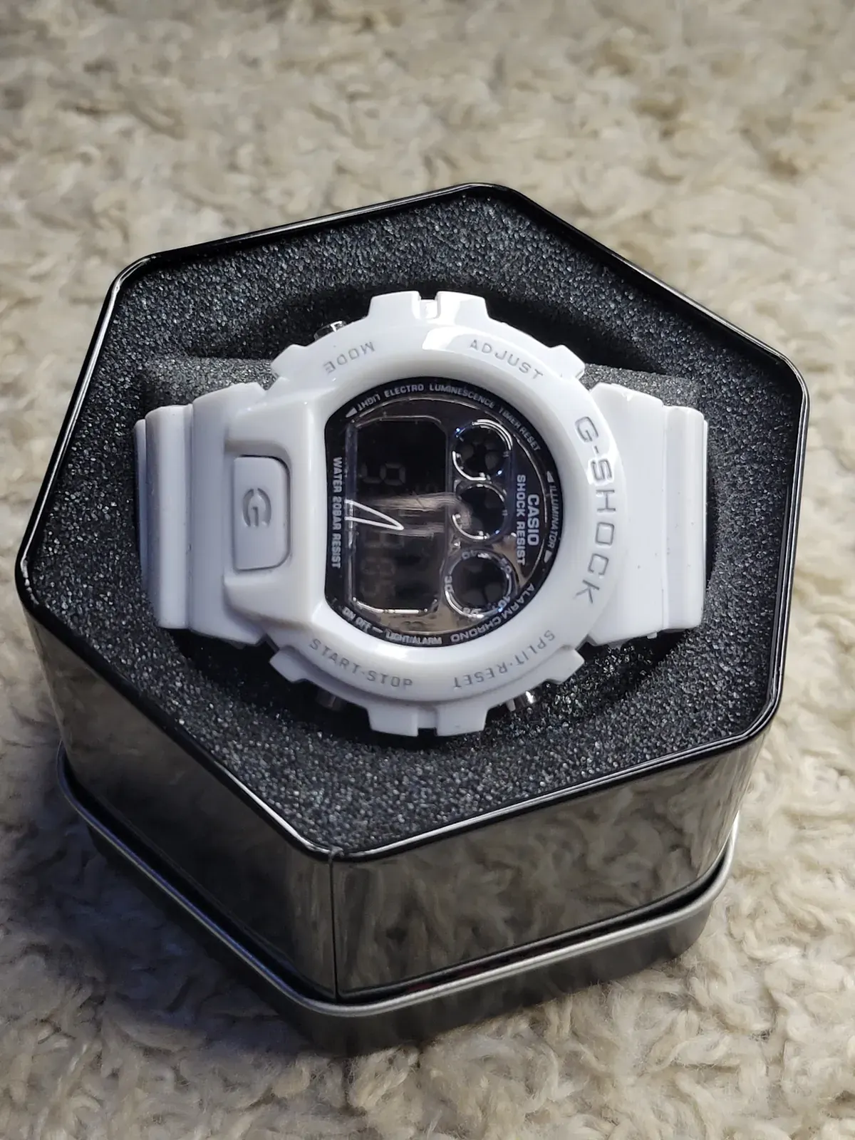 White Digital Sport Watch