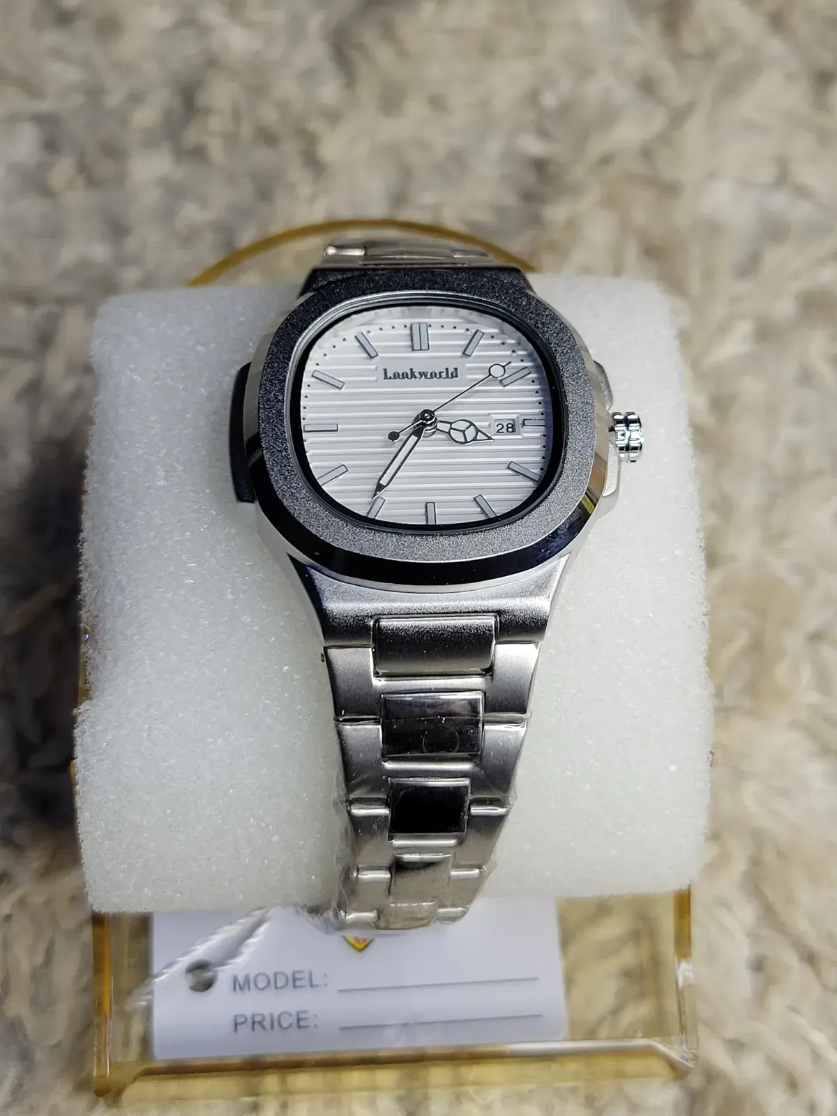 Silver Porthole Steel Watch